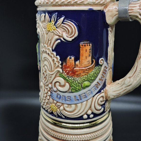 Vintage DBGM Beer Stein Mapsa Music Box - Trink Bruderlein - Picture 11 of 12